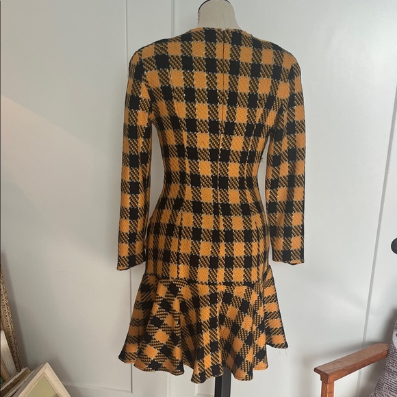 Vintage Buffalo Plaid Bill Blass Dress - Picture 5 of 8